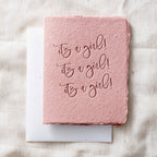 It's a Girl Greeting Card