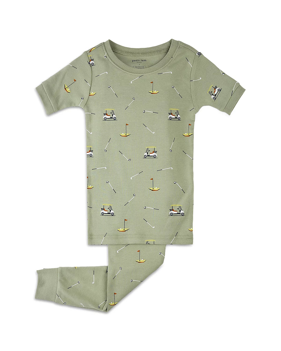 Golf Short Sleeve Pajama Set