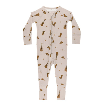 Gone Country Ribbed Zip Romper