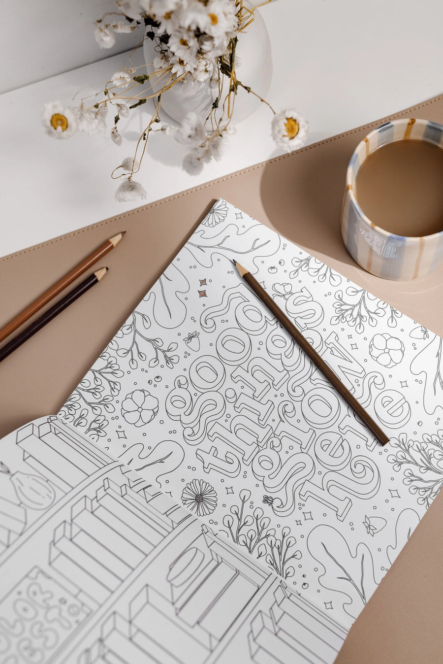 Good Things Grow Here: A Coloring Book for Adults
