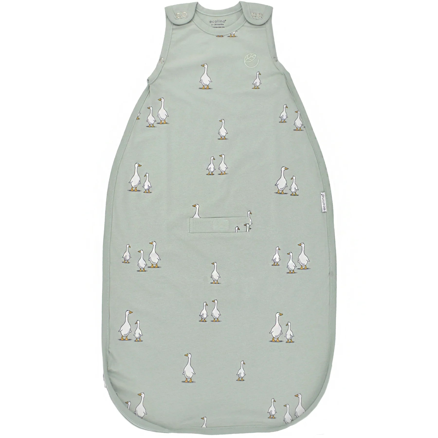 Organic Cotton Adjustable Sleep Bag - Goose