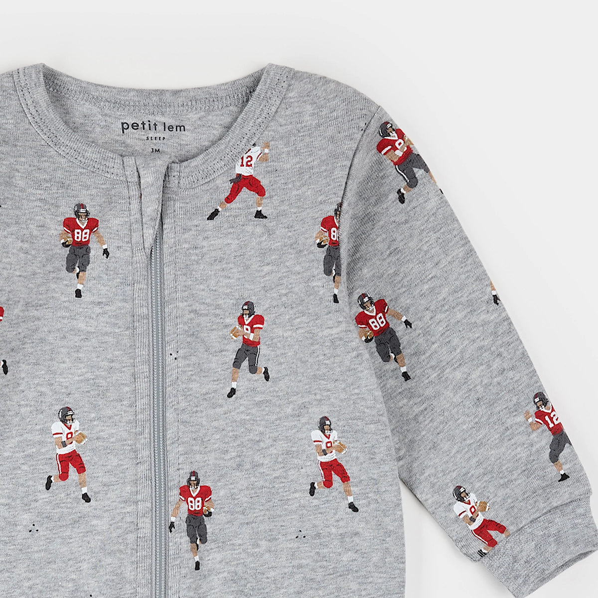 Gridiron Gang Zipper Footie