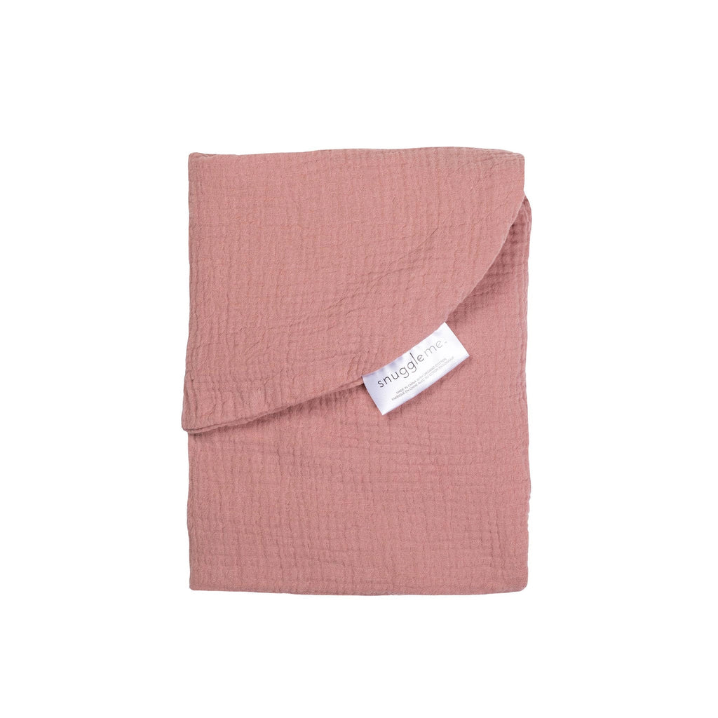 Organic Muslin Lounger Curve Cover - Gumdrop