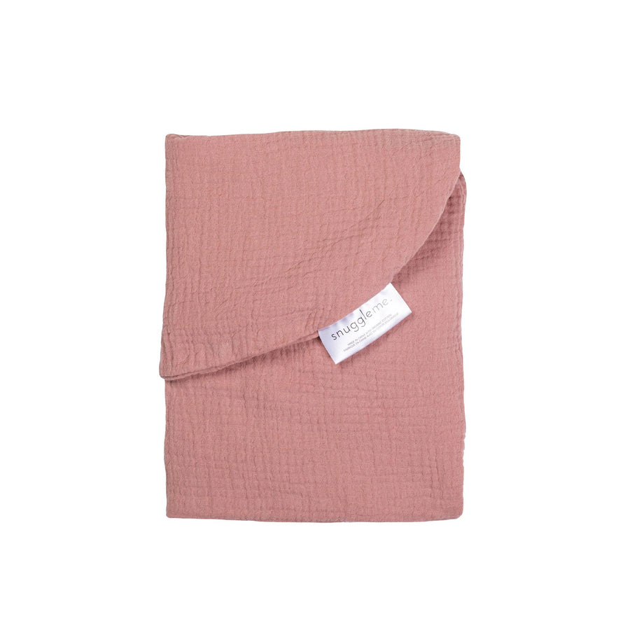 Organic Muslin Lounger Curve Cover - Gumdrop
