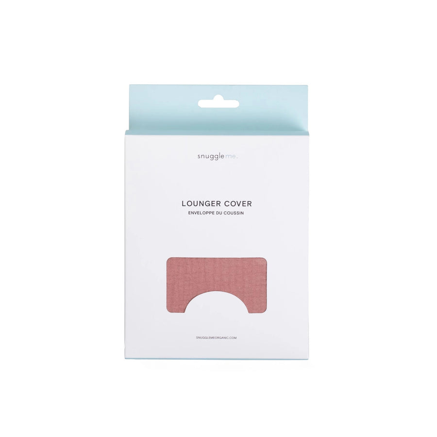 Organic Muslin Lounger Curve Cover - Gumdrop