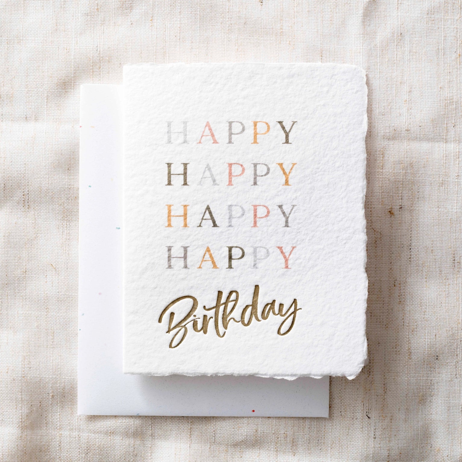 Happy x4 Birthday Card