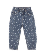 Heart Ditsy Barrel Pant