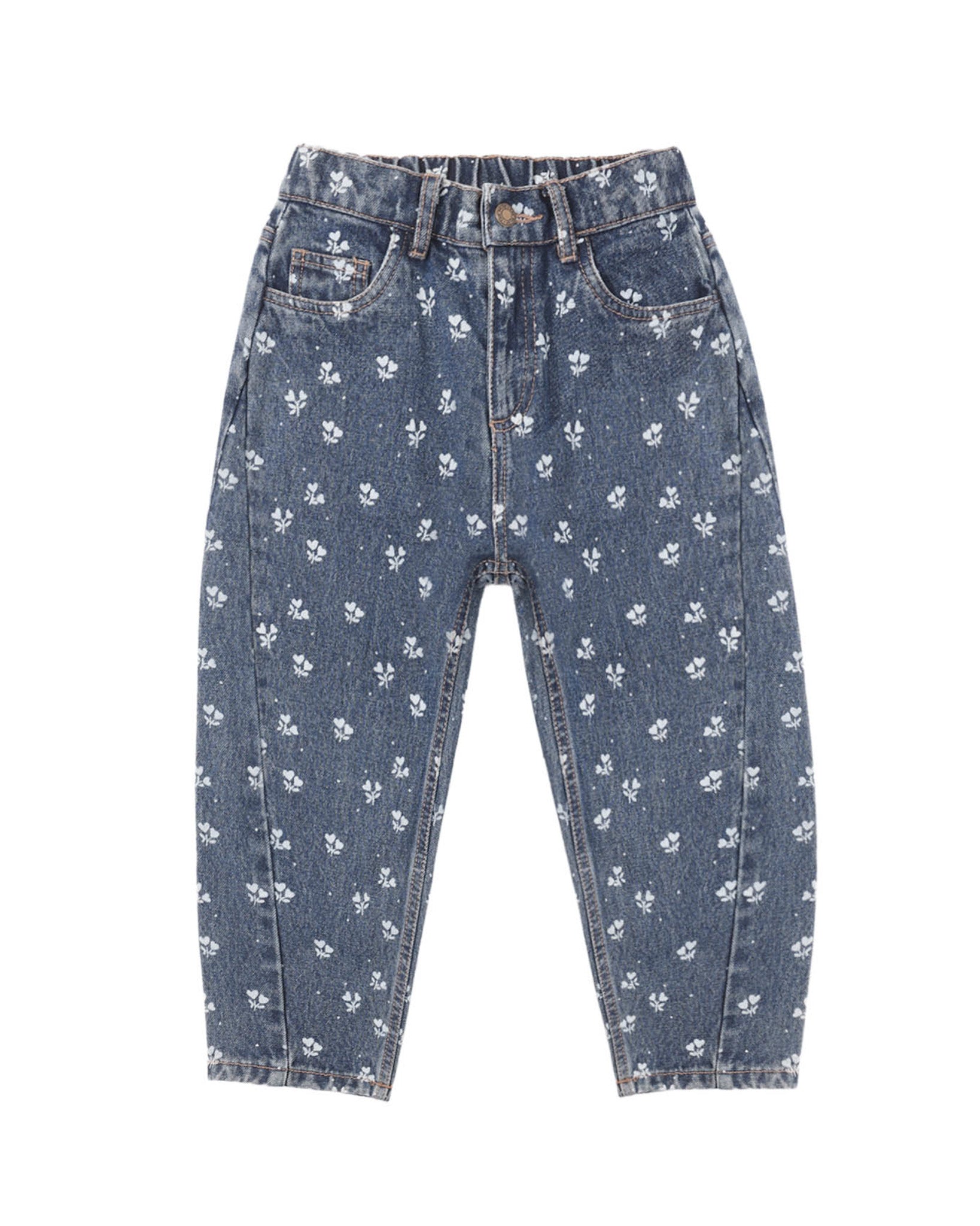 Heart Ditsy Barrel Pant