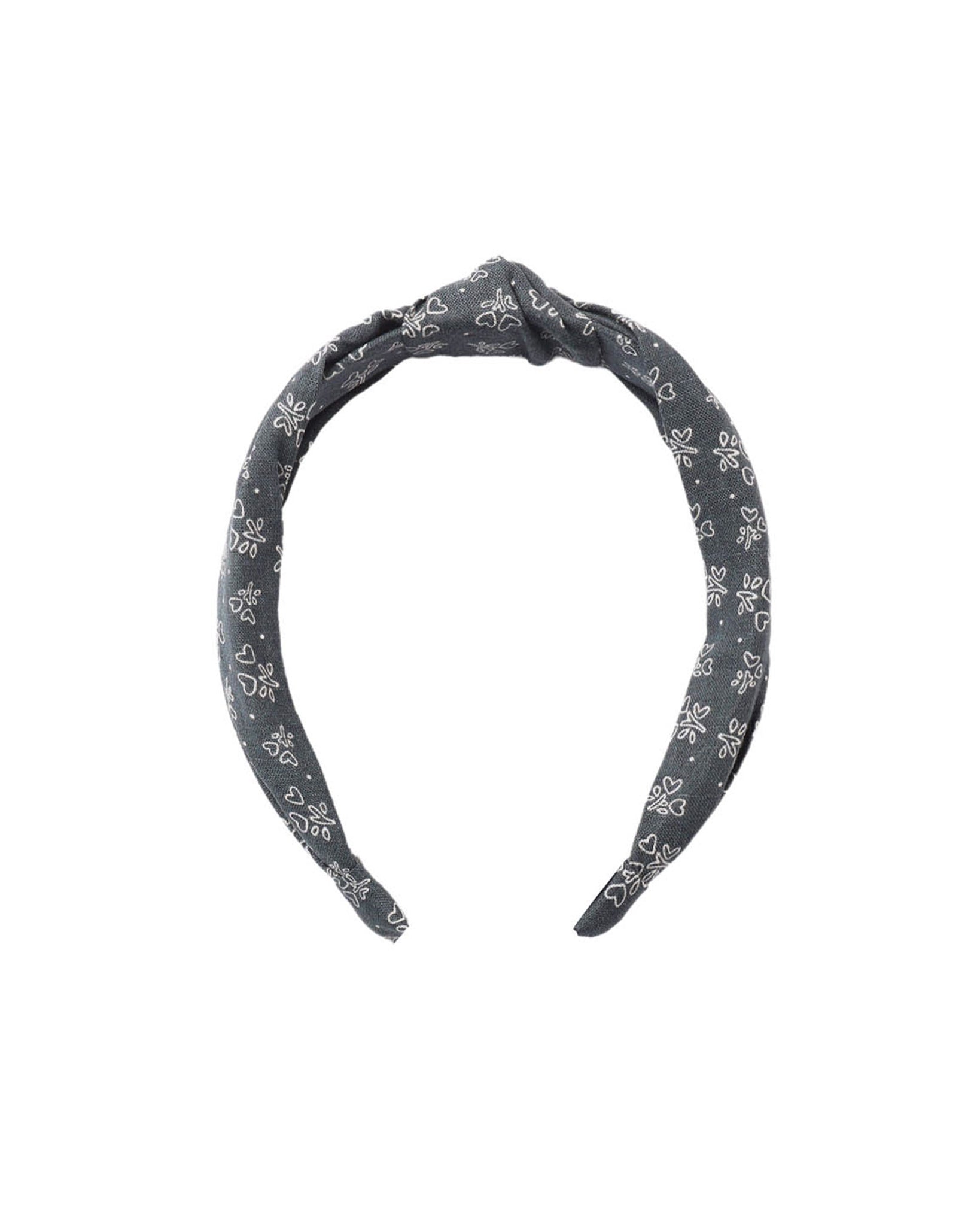 Heart Ditsy Knotted Headband