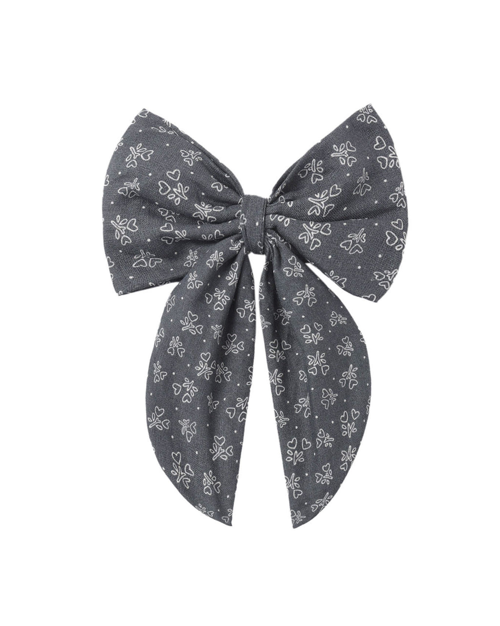 Heart Ditsy Oversized Bow