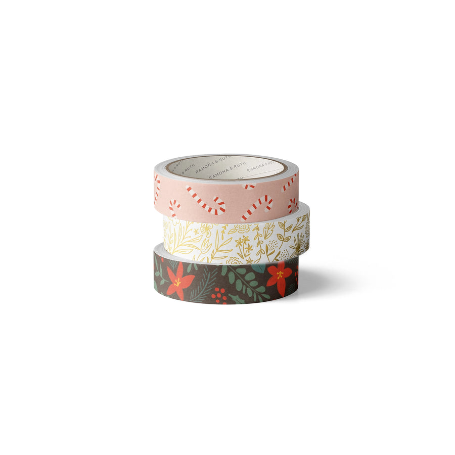 Holiday Washi Tape - Set of 3