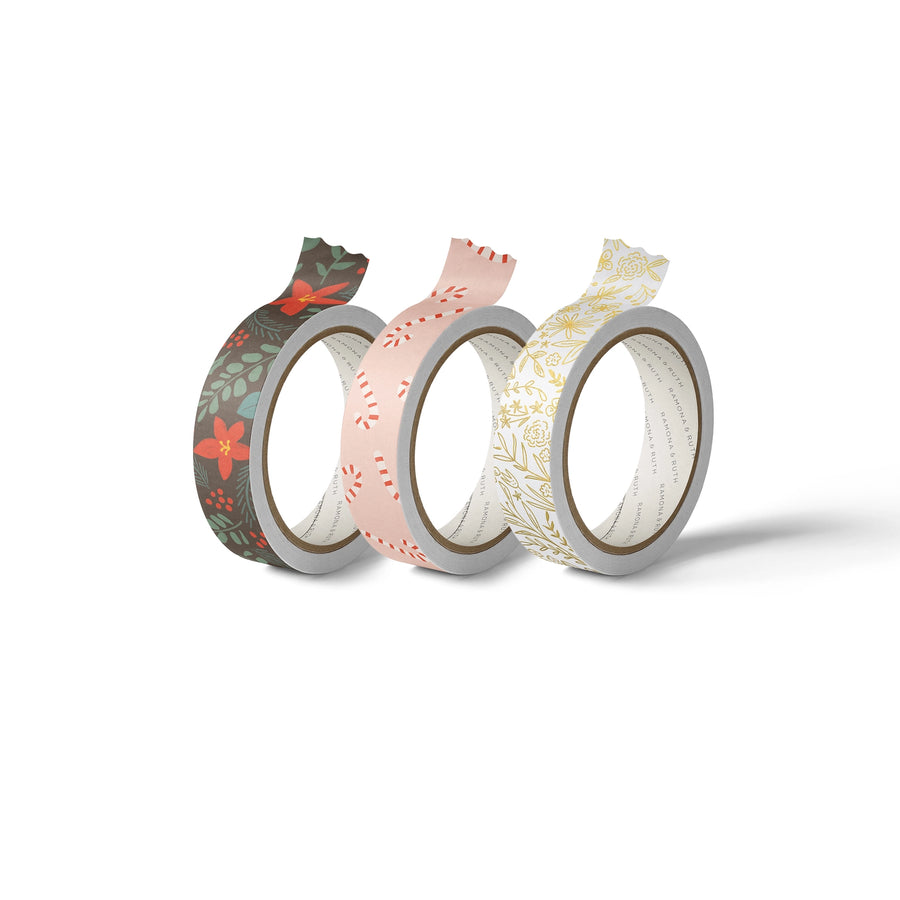 Holiday Washi Tape - Set of 3