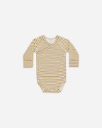 Honey Stripe Side Snap Bodysuit