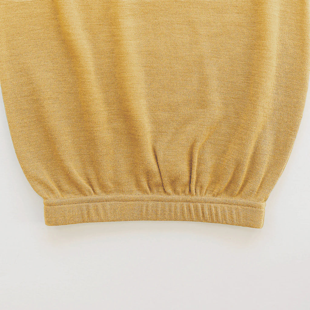 Merino Wool Baby Gown - Honey