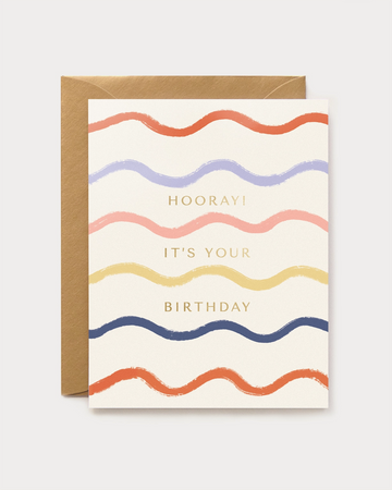 Hooray Birthday Card