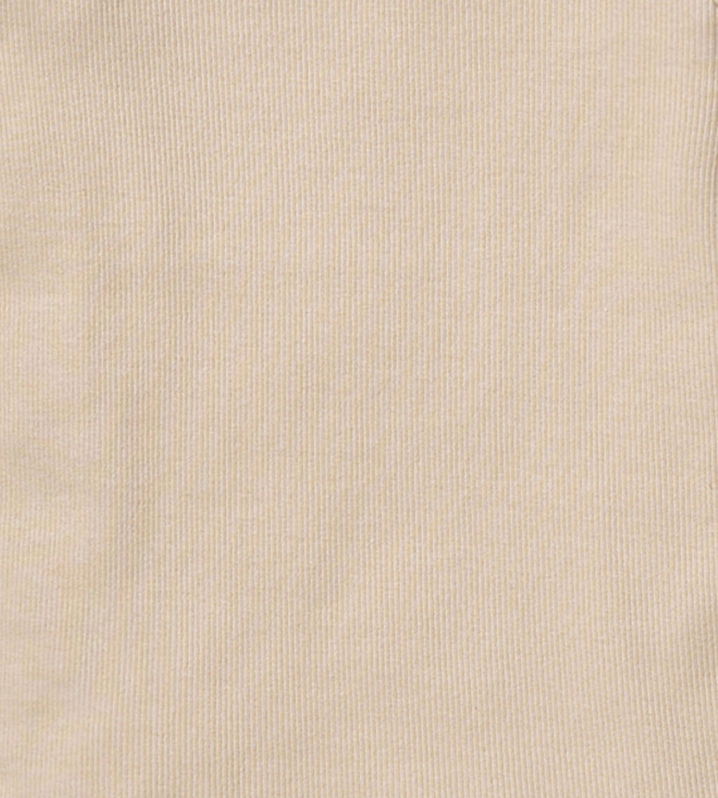 Organic Ribbed Zip Pajamas - Hummus