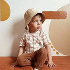 Tan Linen Bucket Hat