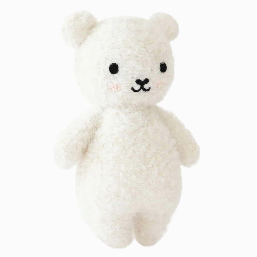 Ivory Baby Bouclé Bear