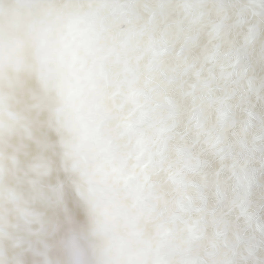 Ivory Baby Bouclé Bear