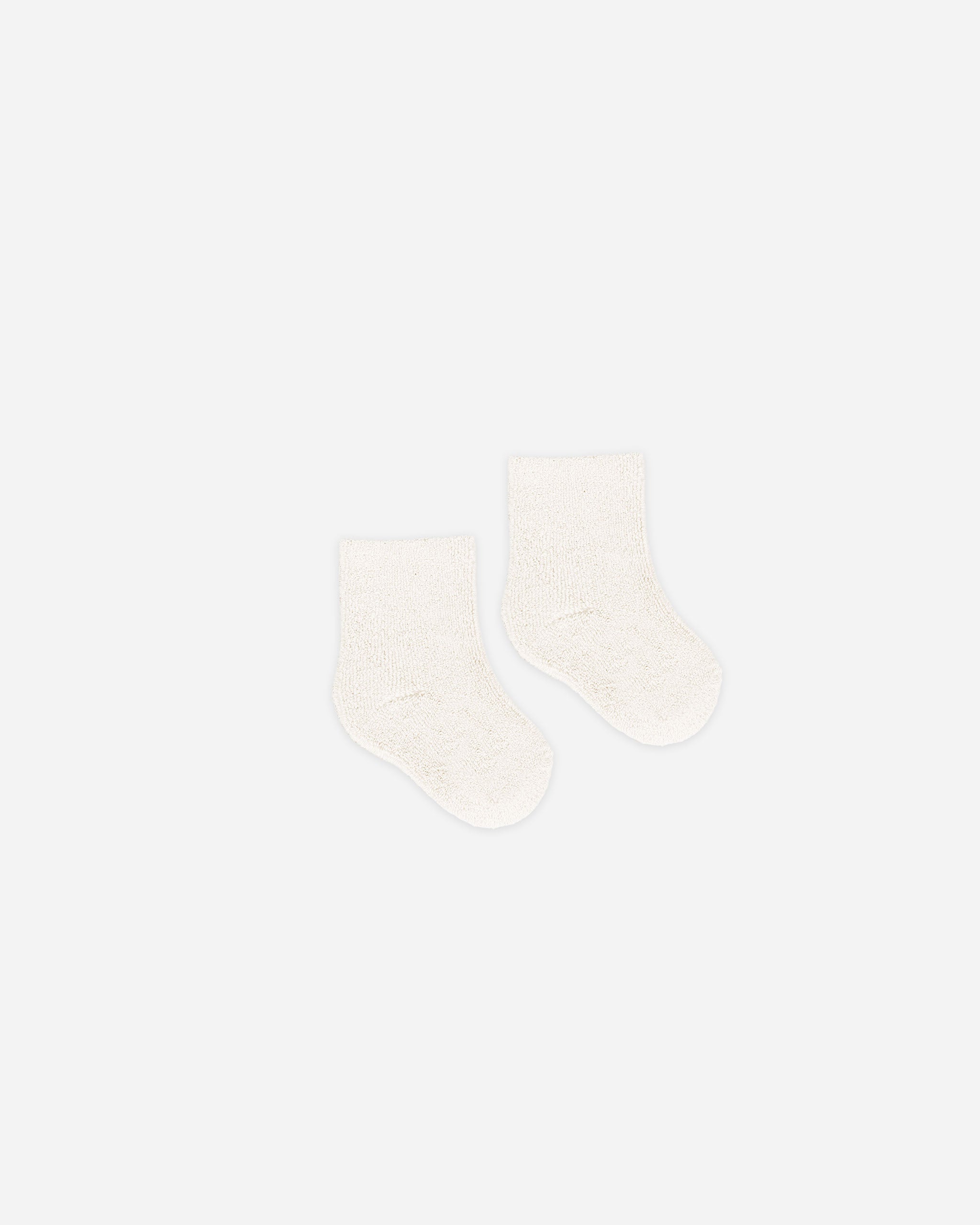 Ivory Fuzzy Socks