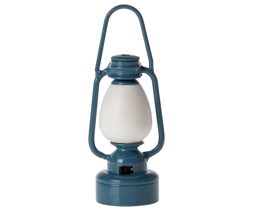 Blue Vintage Mouse Lantern