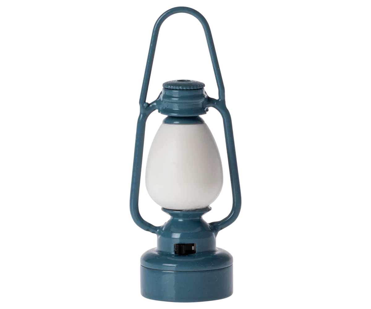 Blue Vintage Mouse Lantern