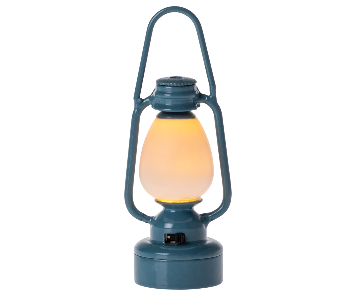 Blue Vintage Mouse Lantern