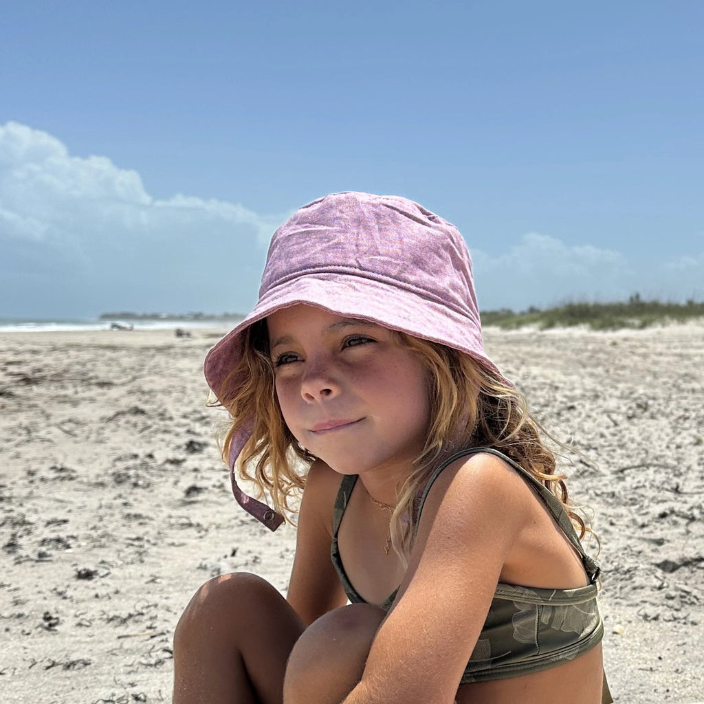 Lavender Linen Bucket Hat