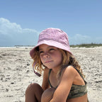 Lavender Linen Bucket Hat