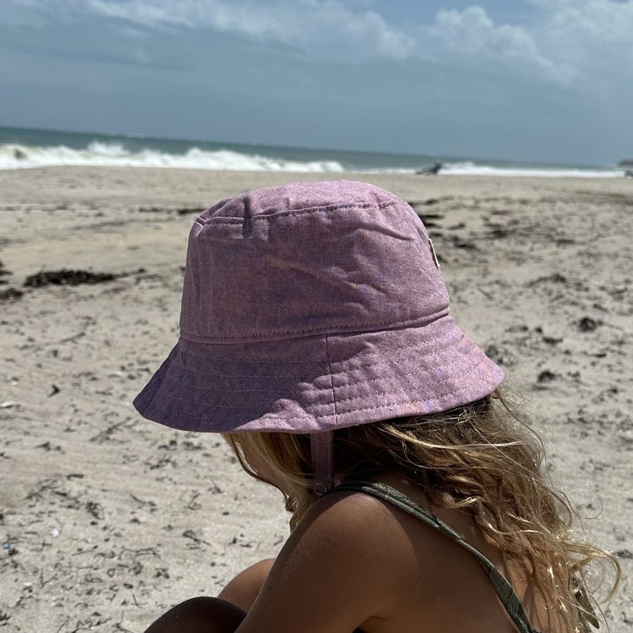 Lavender Linen Bucket Hat