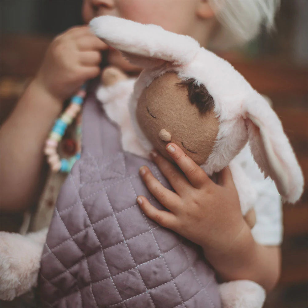Lavender - Quilted Doll Carrier