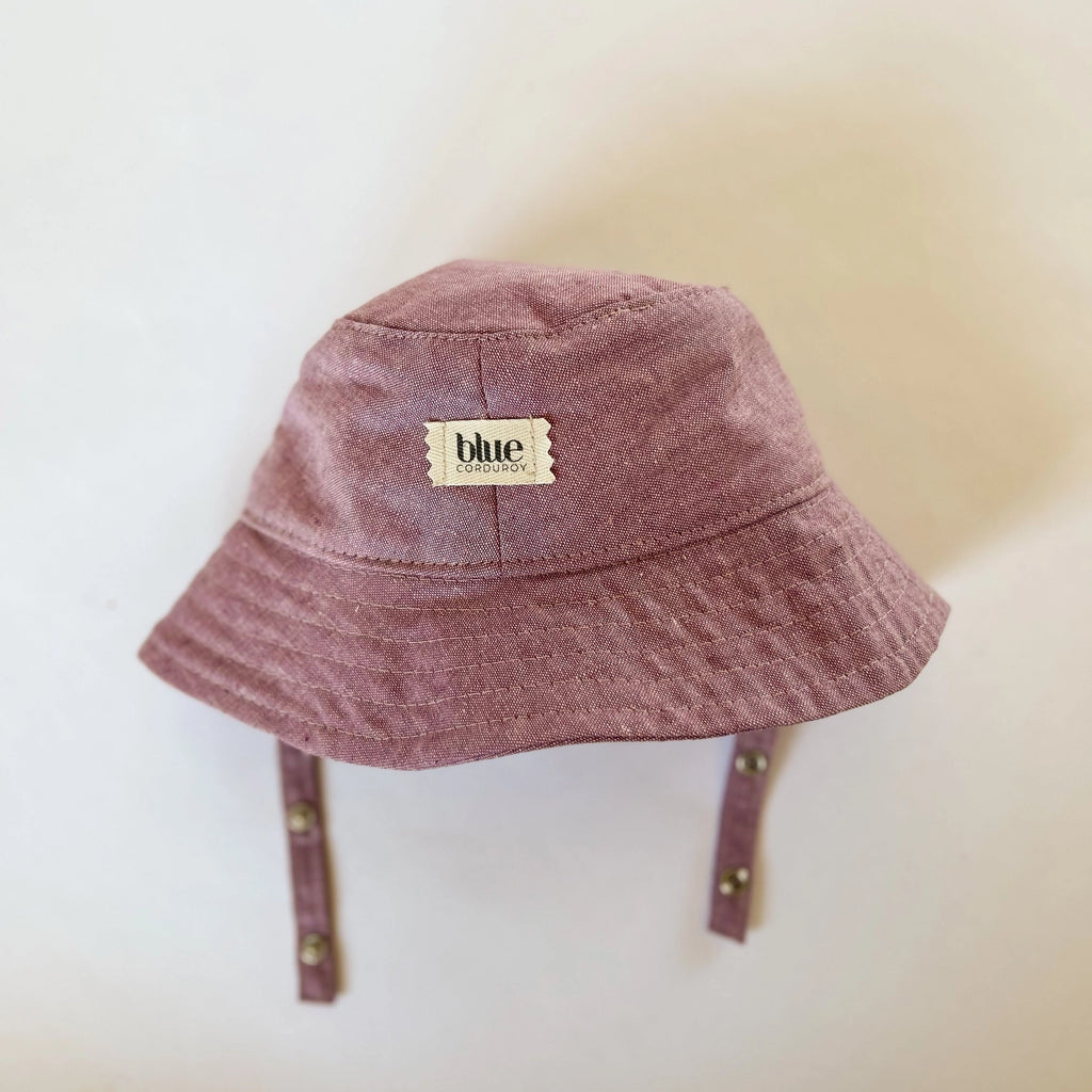 Lavender Linen Bucket Hat