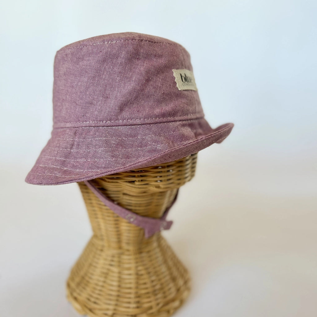 Lavender Linen Bucket Hat