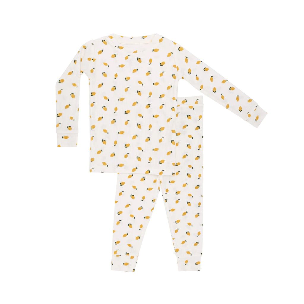 Lemons Ribbed Two-Piece Set