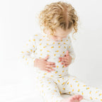 Lemons Ribbed Two-Piece Set