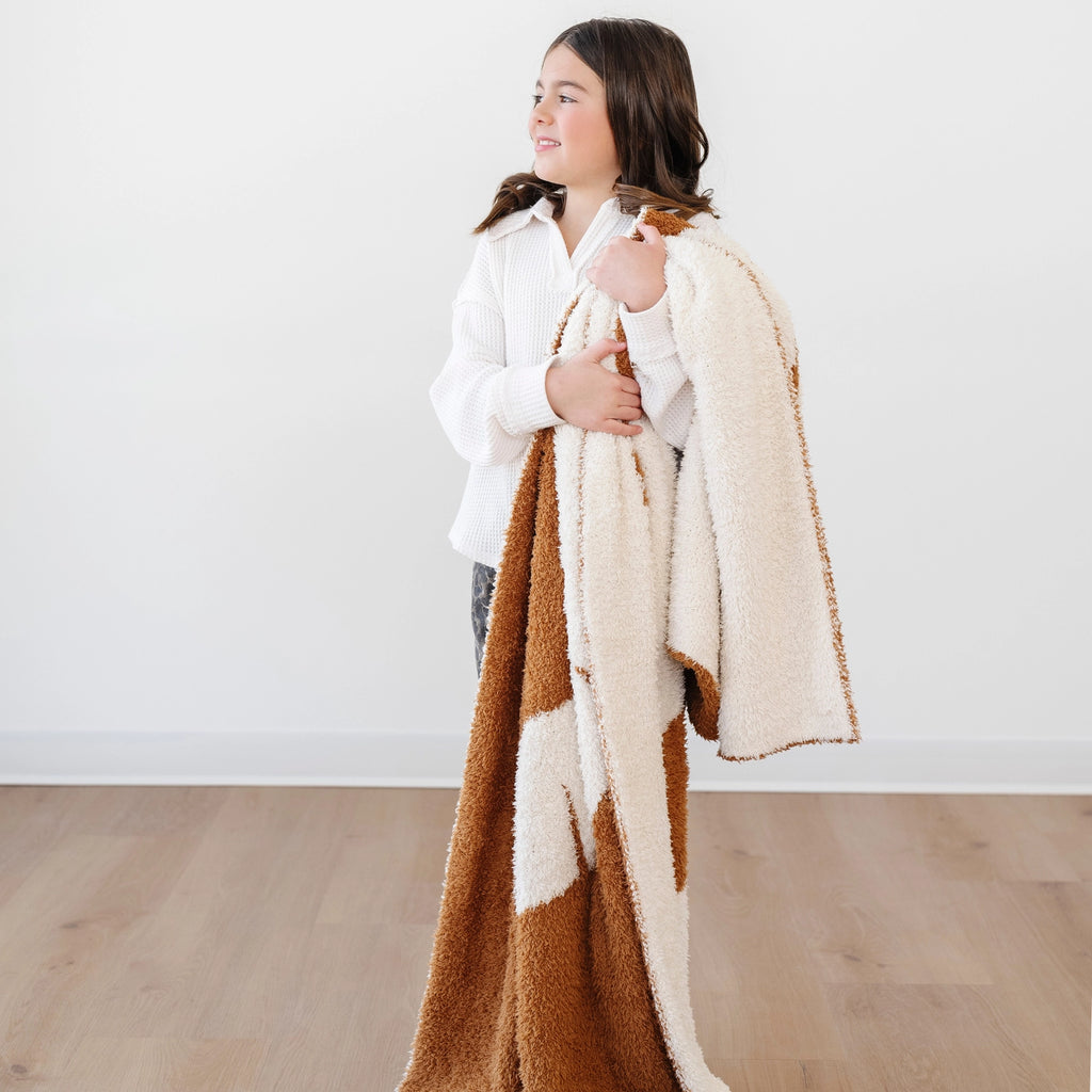 Lion Double-Layer Bamboni Receiving Blanket