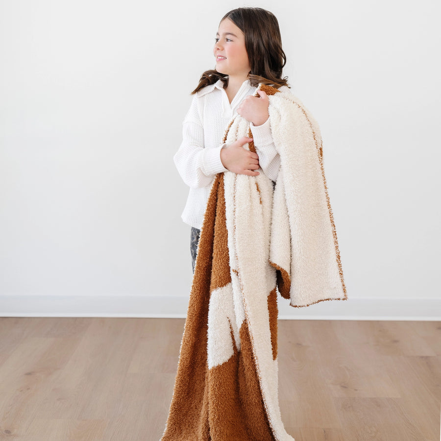 Lion Double-Layer Bamboni Receiving Blanket