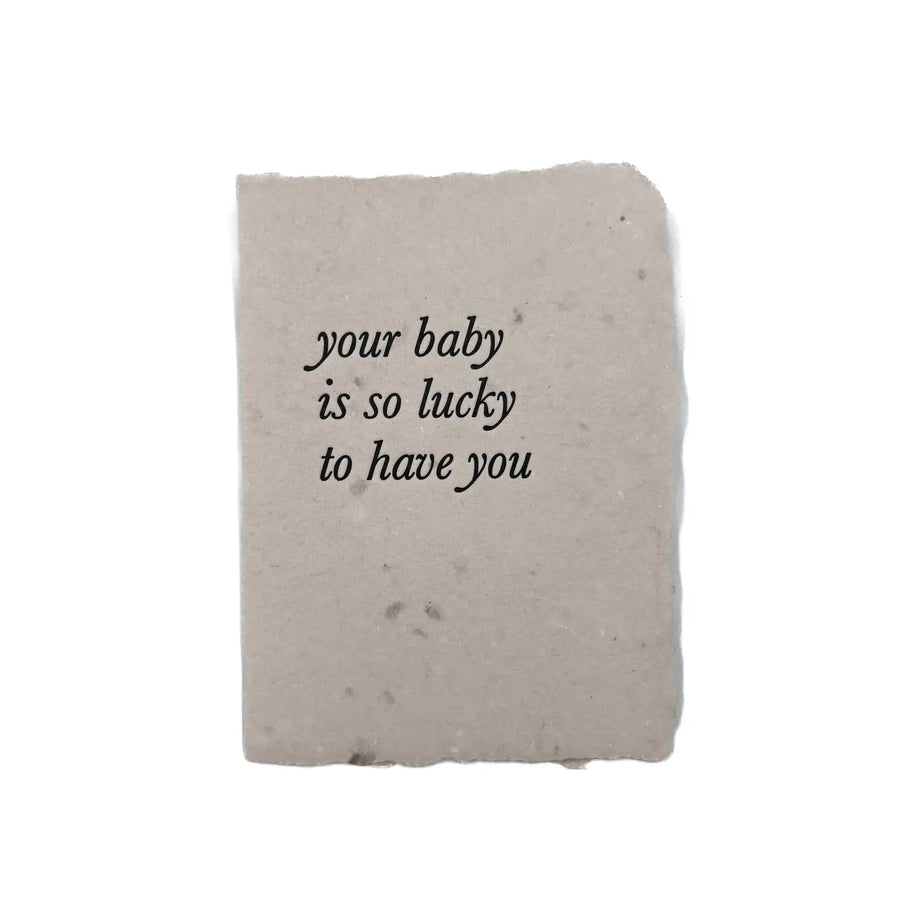 Your Baby Is So Lucky Card