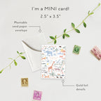 Lucky Baby Mini Greeting Card