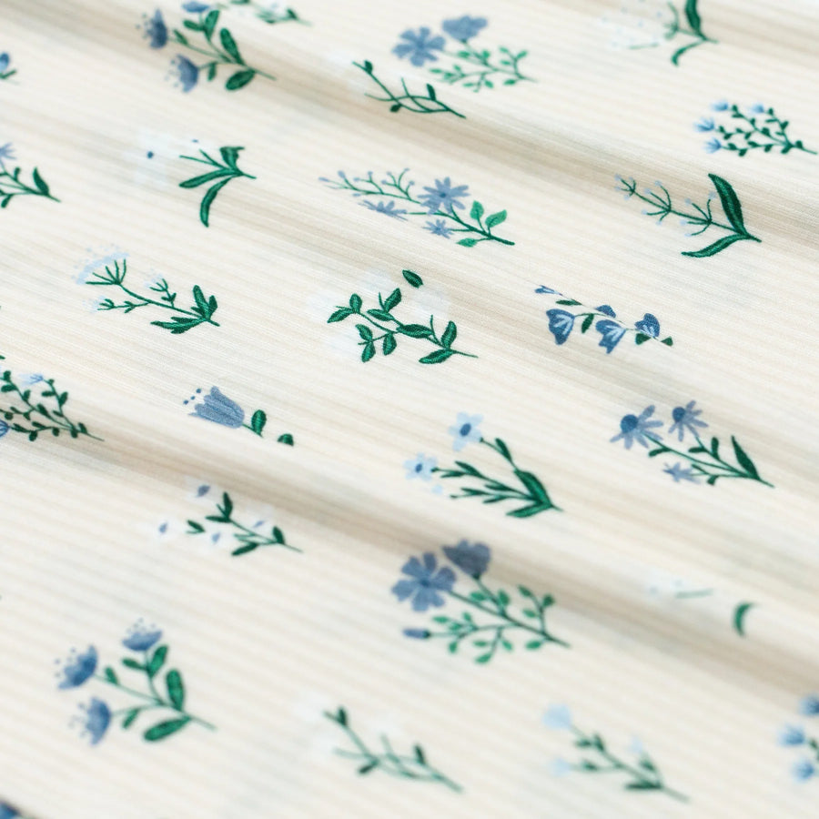 Morning Meadow Ribbed Zip Romper