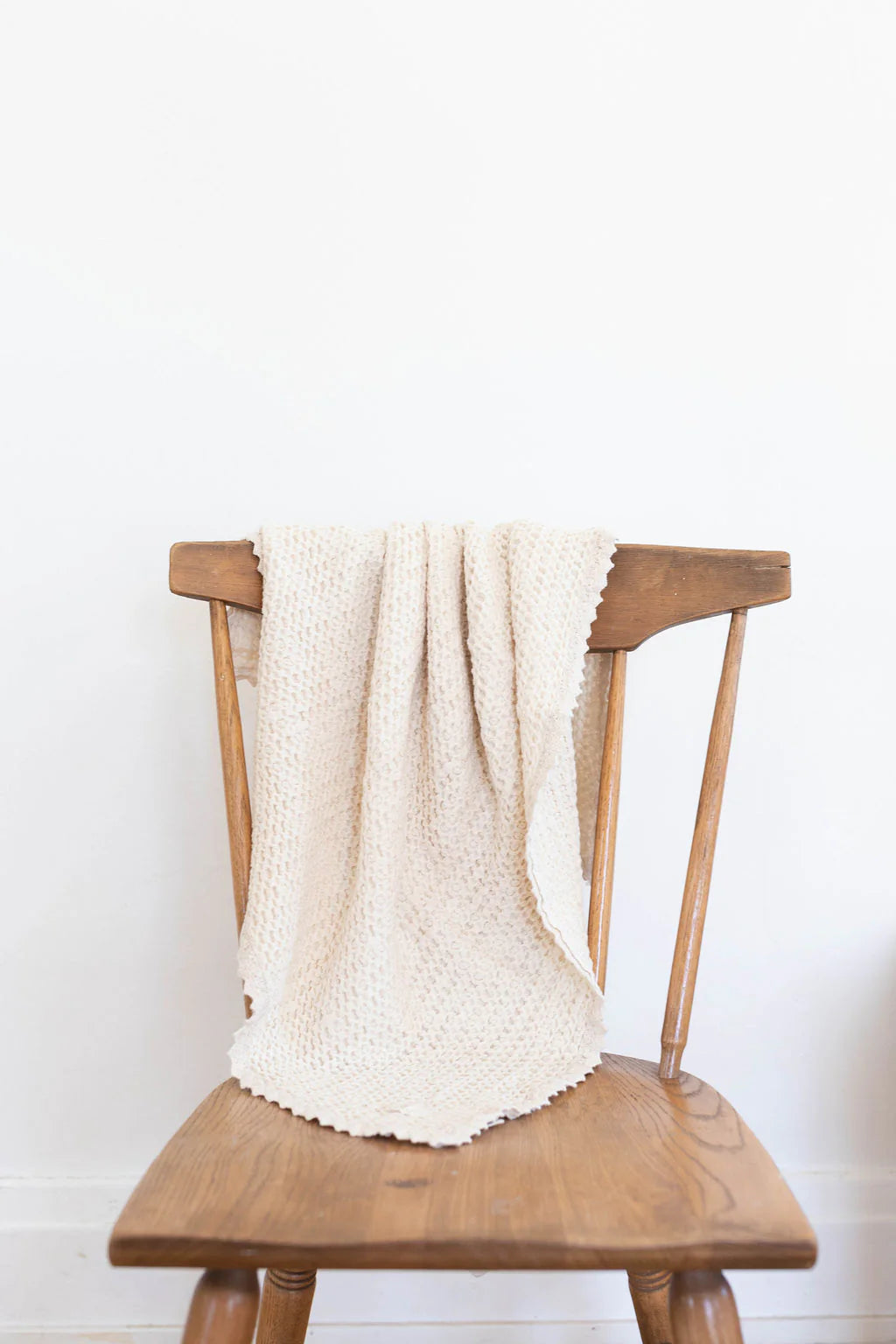 Cozy Waffle Baby Blanket - Milk