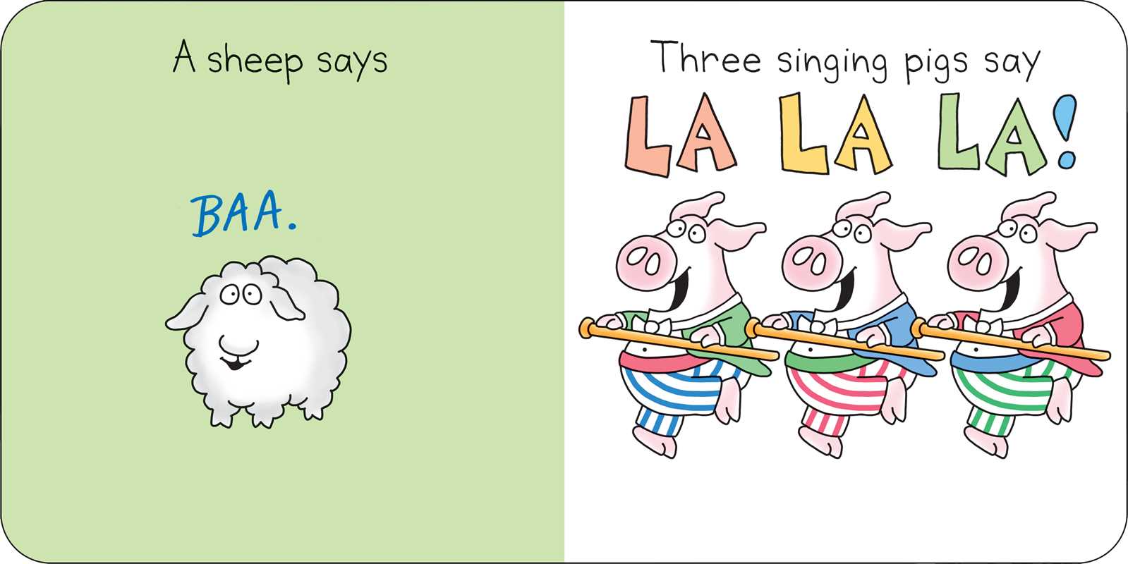 Moo, Baa, La La La Board Book
