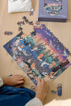 Mischief Under the Moonlight Puzzle (300 Piece)