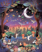 Mischief Under the Moonlight Puzzle (300 Piece)