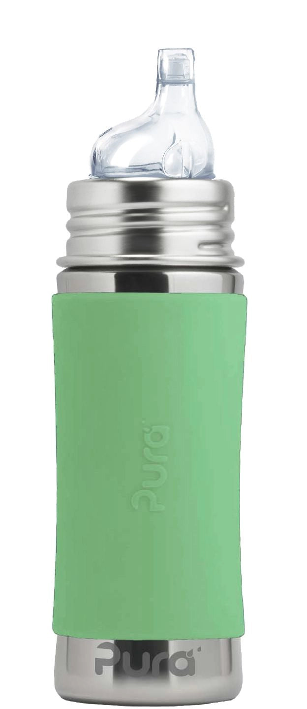 11 oz. Stainless Sippy with Silicone Sleeve