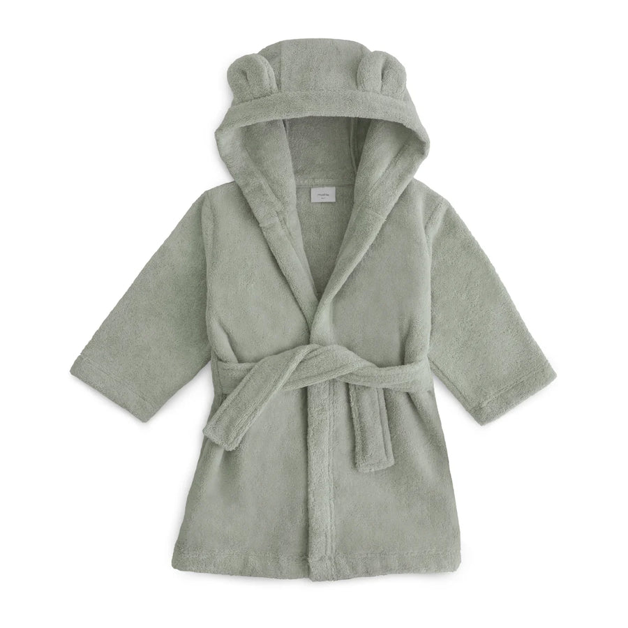 Organic Bear Robe - Moss