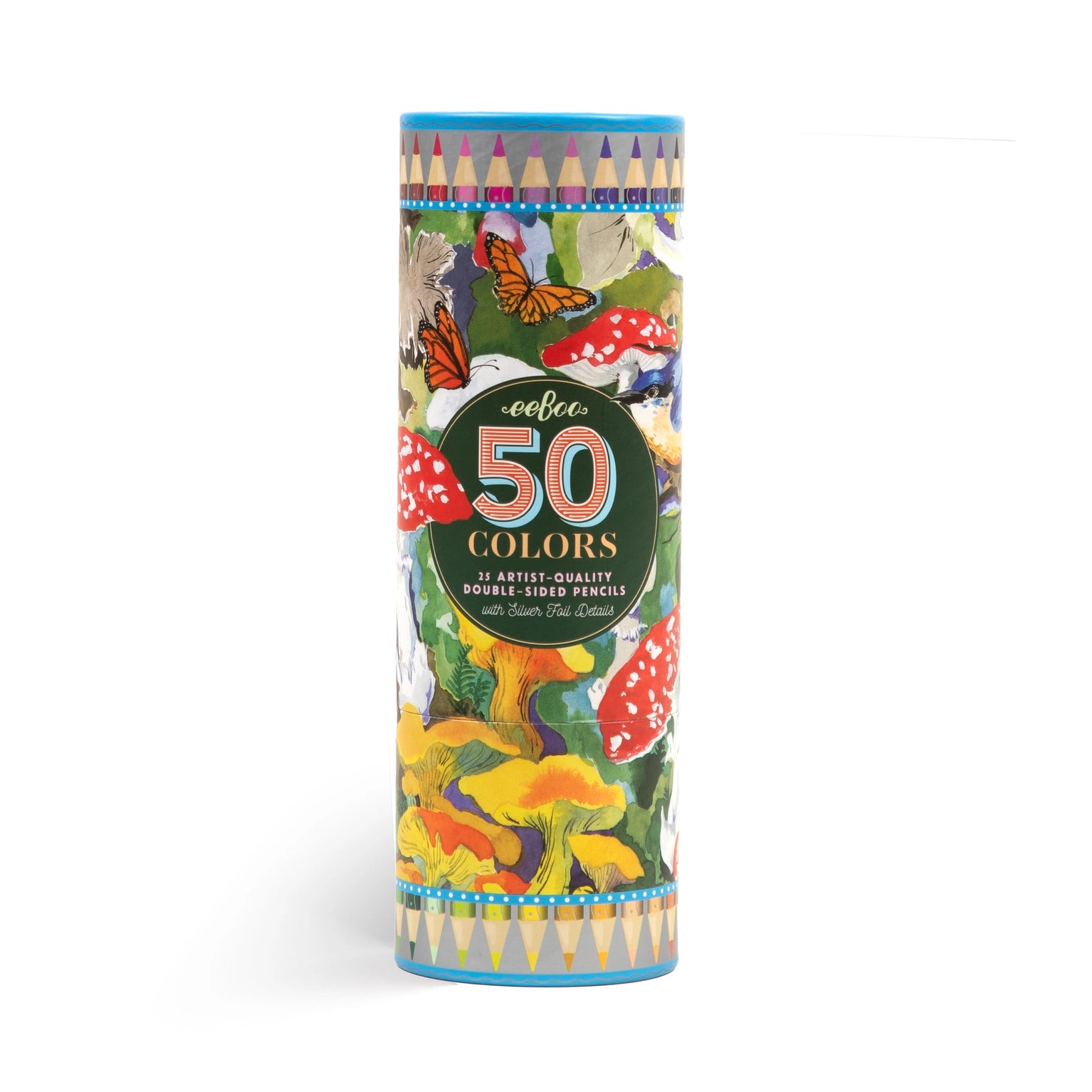 Mushroom Double-Sided Pencils - Set of 25