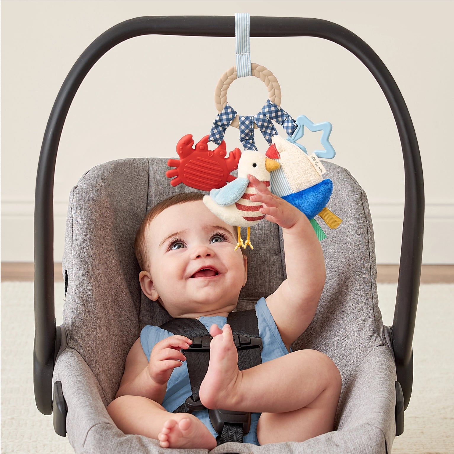 Nautical Bitzy Busy Ring™ Teething Activity Toy