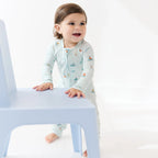 Nautical Boats Ribbed Zip Romper