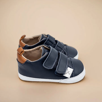 Navy Low Top Shoes